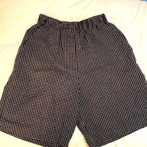 Vintage checkered hi waist shorts